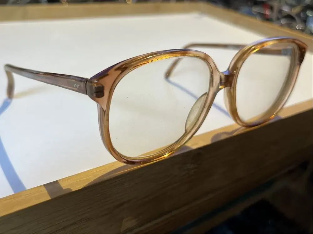 Vintage Foremost Eyeglasses 55-15-140 Made in USA Brown Tortoise Frames Only